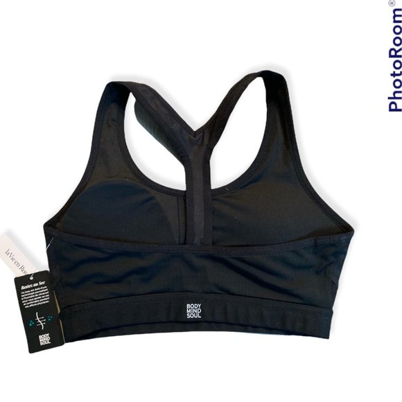 (M) LA VIE EN ROSE 🇨🇦 AQUA Sports Bra Size Medium Body Mind Soul NEW NWT - Picture 4 of 7
